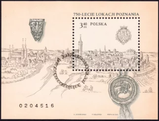 750-lecie lokacji Poznania blok numer 135