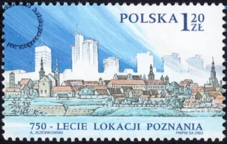 750 lecie lokacji Poznania znaczek numer 3897