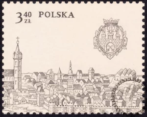 750 lecie lokacji Poznania znaczek numer 3898