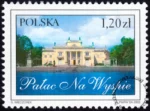 Łazienki Królewskie znaczek numer 3902