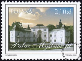 Łazienki Królewskie znaczek numer 3904
