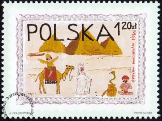 Moje wymarzone wakacje znaczek numer 3906