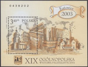XIX Ogólnopolska wystawa filatelistyczna Katowice 2003 - Blok 136B
