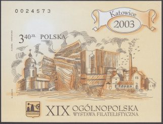XIX Ogólnopolska wystawa filatelistyczna Katowice 2003 - Blok 136A