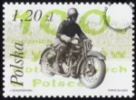 100 rocznica wyścigów motocyklowych w Polsce znaczek numer 3924