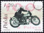 100 rocznica wyścigów motocyklowych w Polsce znaczek numer 3925