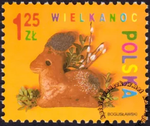 Wielkanoc znaczek numer 3949