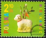 Wielkanoc znaczek numer 3950