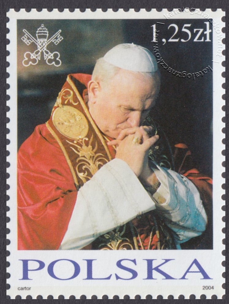 Osiem wizyt duszpasterskich Ojca Świętego Jana Pawła II w Polsce znaczek nr 3960