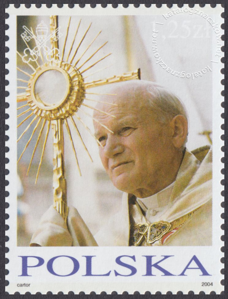 Osiem wizyt duszpasterskich Ojca Świętego Jana Pawła II w Polsce znaczek nr 3961