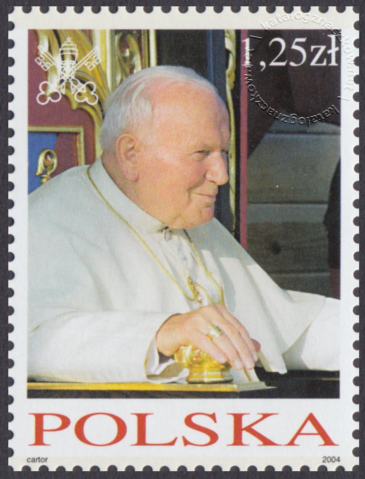 Osiem wizyt duszpasterskich Ojca Świętego Jana Pawła II w Polsce znaczek nr 3965