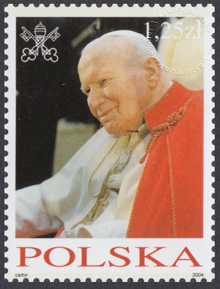 Osiem wizyt duszpasterskich Ojca Świętego Jana Pawła II w Polsce znaczek nr 3966