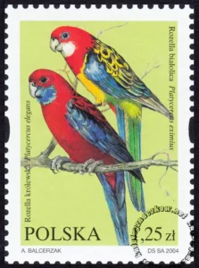 Egzotyczne ptaki hodowlane znaczek numer 3967