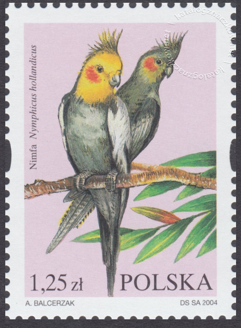 Egzotyczne ptaki hodowlane znaczek nr 3968