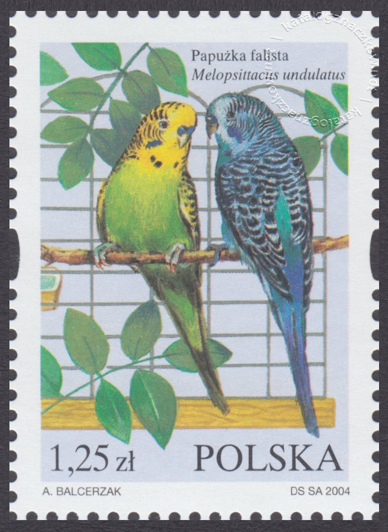 Egzotyczne ptaki hodowlane znaczek nr 3969