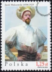 150 rocznica urodzin Jacka Malczewskiego znaczek numer 3971
