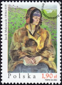 150 rocznica urodzin Jacka Malczewskiego znaczek numer 3972