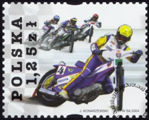 Sporty motorowe znaczek numer 4000