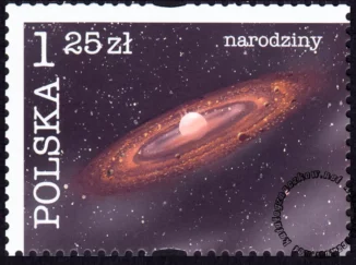 Kosmiczna historia Ziemi znaczek numer 4012