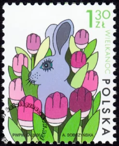 Wielkanoc znaczek numer 4021