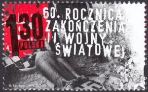 60 Rocznica zakończenia II Wojny Światowej znaczek numer 4034