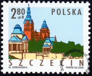 Miasta polskie - Szczecin znaczek numer 4035