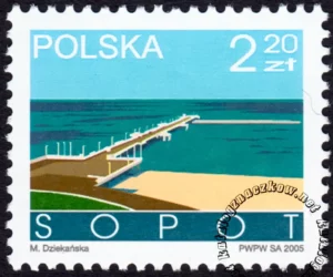 Miasta polskie - Sopot znaczek numer 4040