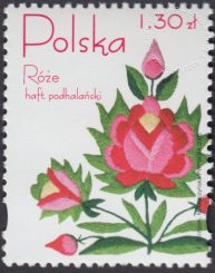 Róże w hafcie polskim - 4045