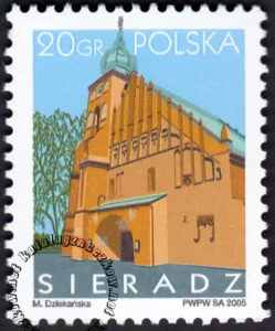 Miasta polskie - Sieradz znaczek numer 4055