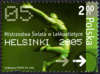 Mistrzostwa Świata w Lekkoatletyce Helsinki 2005 znaczek numer 4052