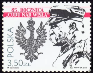 85 rocznica Cudu nad Wisłą znaczek numer 4054