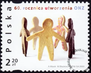 60 rocznica utworzenia ONZ znaczek numer 4064