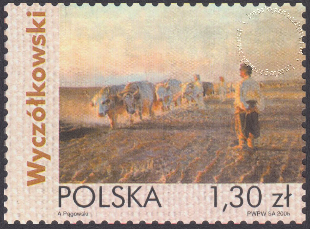 Impresjonizm w malarstwie polskim znaczek nr 4071