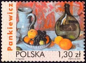 Impresjonizm w malarstwie polskim znaczek numer 4073