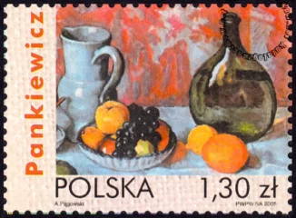 Impresjonizm w malarstwie polskim znaczek numer 4073