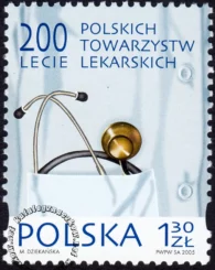 200-lecie Polskich Towarzystw Lekarskich znaczek numer 4074