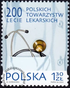 200-lecie Polskich Towarzystw Lekarskich znaczek numer 4074