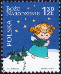 Boże Narodzenie znaczek numer 4075