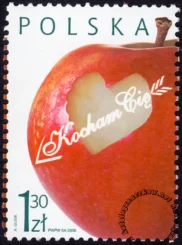 Kocham Cię znaczek numer 4078