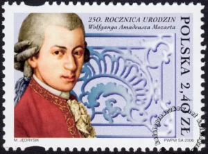 250 rocznica urodzin Wolfganga Amadeusza Mozarta znaczek numer 4079