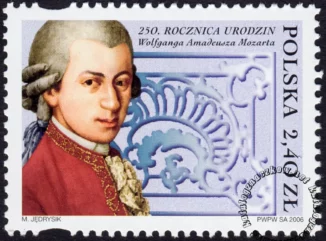 250 rocznica urodzin Wolfganga Amadeusza Mozarta znaczek numer 4079