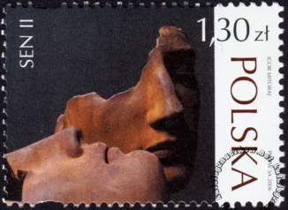 Współczesna rzeźba polska znaczek numer 4084