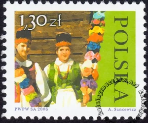 Wielkanoc znaczek numer 4086