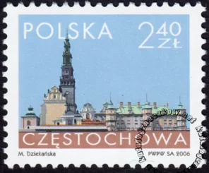 Miasta polskie - Częstochowa znaczek numer 4088
