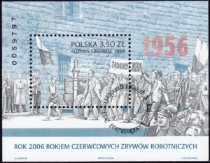Rok 2006 rokiem Czerwcowych Zrywów Robotniczych blok numer 142