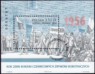 Rok 2006 rokiem Czerwcowych Zrywów Robotniczych blok numer 142