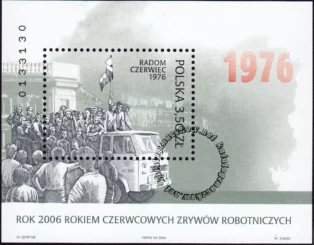 Rok 2006 rokiem Czerwcowych Zrywów Robotniczych blok numer 143