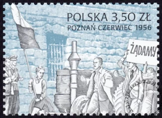 Rok 2006 rokiem Czerwcowych Zrywów Robotniczych znaczek numer 4100