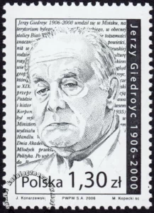 100 rocznica urodzin Jerzego Giedroycia znaczek numer 4102