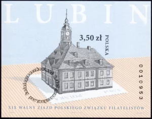 XIX Walny Zjazd Polskiego Związku Filatelistów blok numer 144A